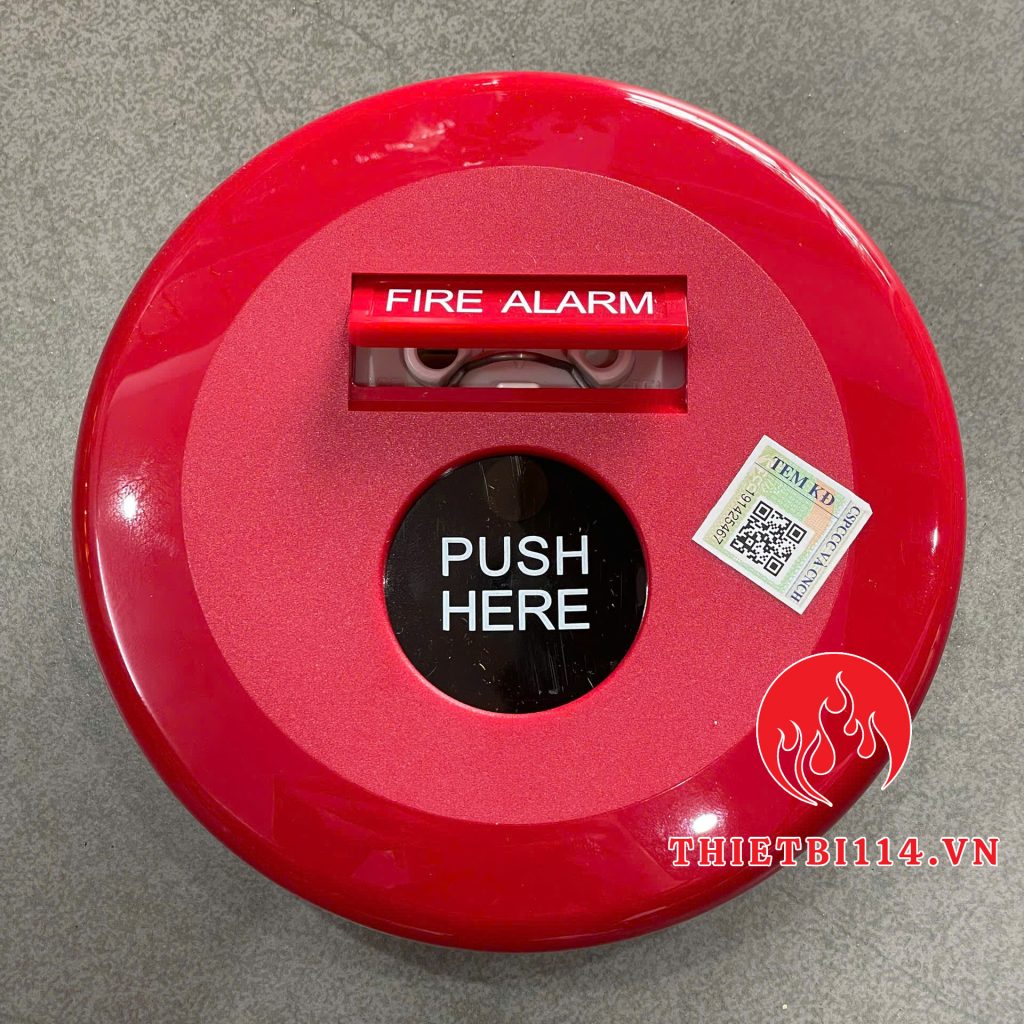 Nút ấn báo cháy Chungmei CM-FP3 + Tem kiểm định