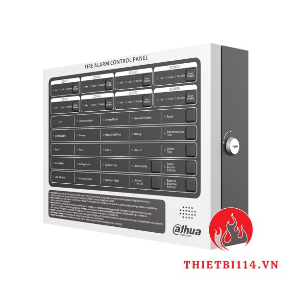 Tủ trung tâm báo cháy 8 kênh Dahua DHI-HY-C102-8