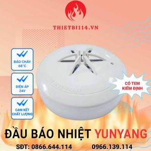 Đầu báo nhiệt Yunyang YDD-S01A + Tem kiểm định