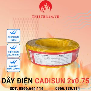 Dây điện Cadisun 2x0.75mm²