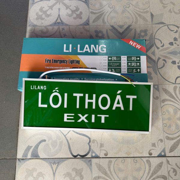Đèn Exit Lilang 1 mặt không hướng