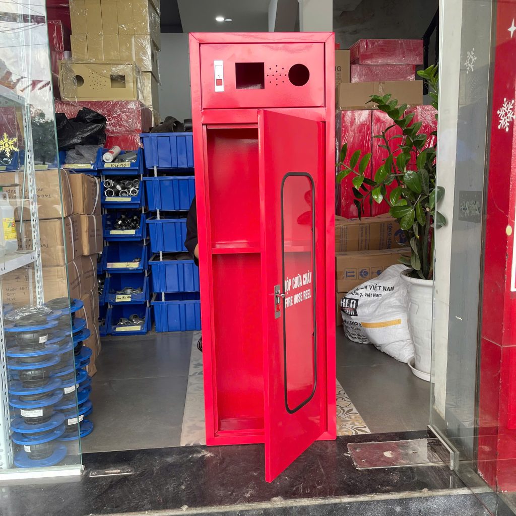 Hộp chữa cháy 1200x400x180x0.8 chia 3 ngăn