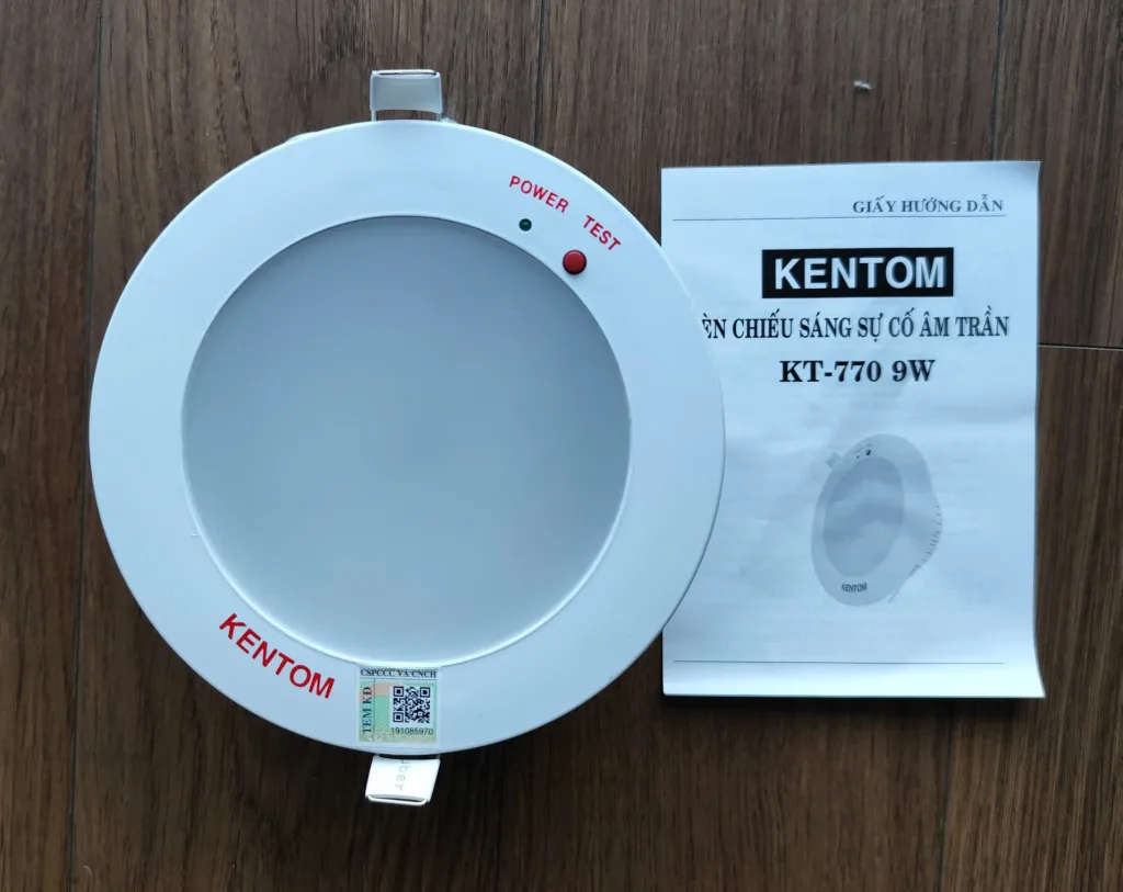 Đèn khẩn cấp âm trần Kentom KT 770
