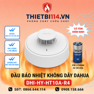 Đầu báo nhiệt không dây Dahua DHI-HY-HT10A-R4.