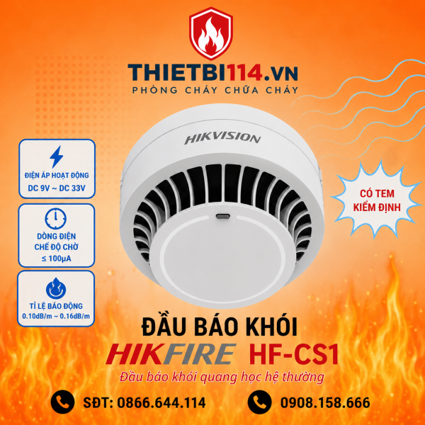 Đầu báo khói Hikvision HF-CS1