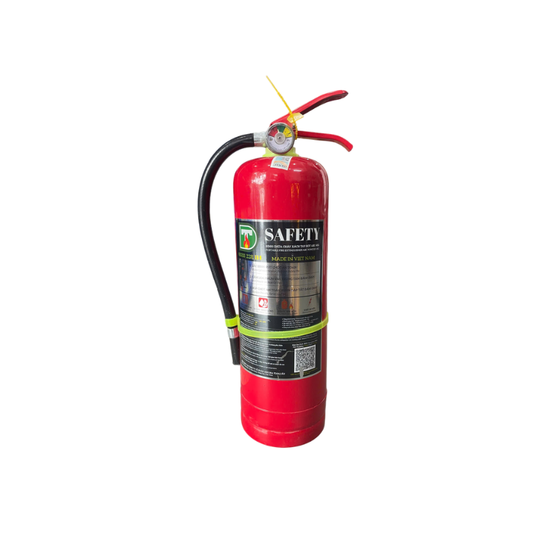 Bình chữa cháy Safety ABC 4kg + Tem kiểm định