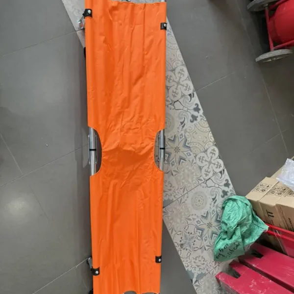Cáng cứu thương mặt bạt cam chịu lực, lỗ tay nắm vận chuyển