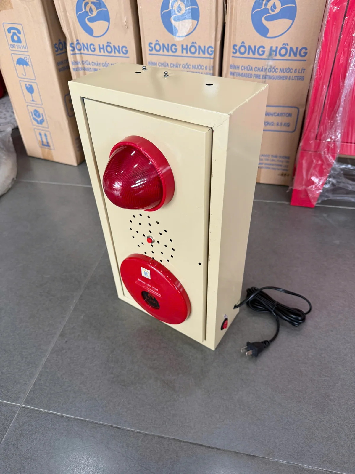 Tủ tổ hợp báo cháy không dây nhìn nghiêng Tủ tổ hợp báo cháy không dây nhìn nghiêng