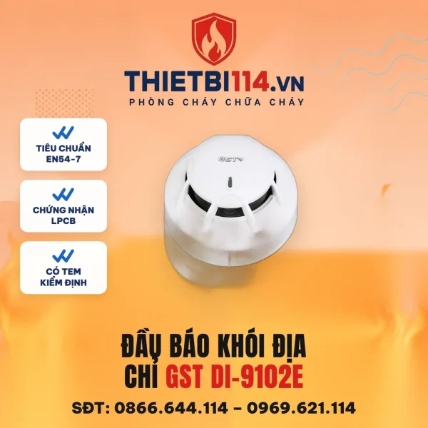 Đầu báo khói địa chỉ DI-9102E – ảnh chính hãng GST