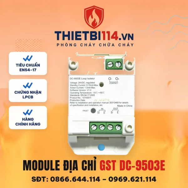 Module cách ly DC-9503E – ảnh chính hãng GST