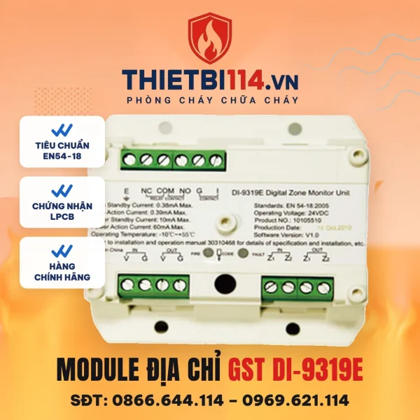 Module giám sát đầu báo thường DI-9319E – ảnh chính hãng GST