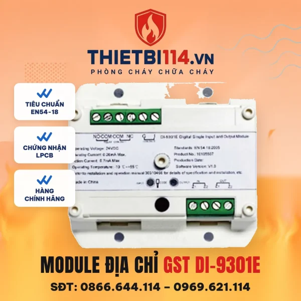 Module giám sát điều khiển input/output DI-9301E – ảnh chính hãng GST