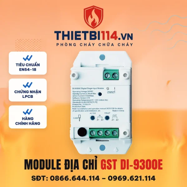 Module giám sát ngõ vào DI-9300E – ảnh chính hãng GST