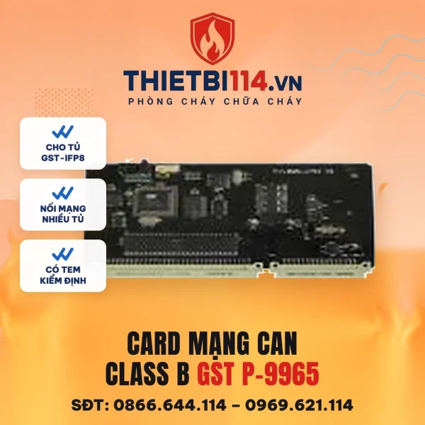 Card mạng cho tủ trung tâm báo cháy P-9965 – ảnh sản phẩm