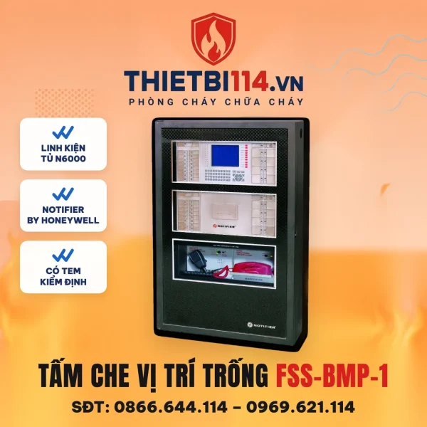 Tấm che vị trí trống tủ trung tâm FSS-BMP-1 – ảnh Notifier