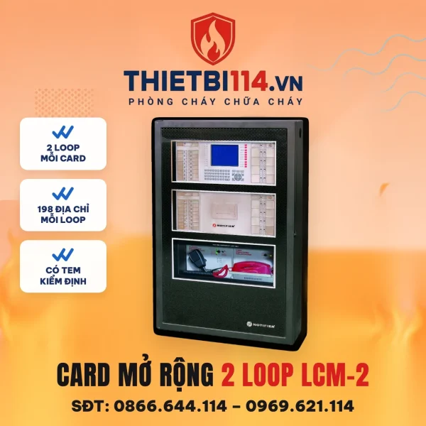 Card mở rộng 2 loop LCM-2 – ảnh Notifier