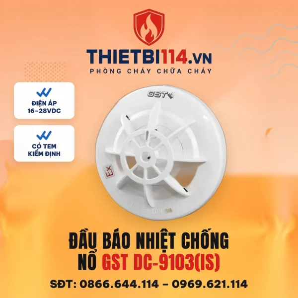 Đầu báo nhiệt chống nổ DC-9103(IS) – ảnh sản phẩm