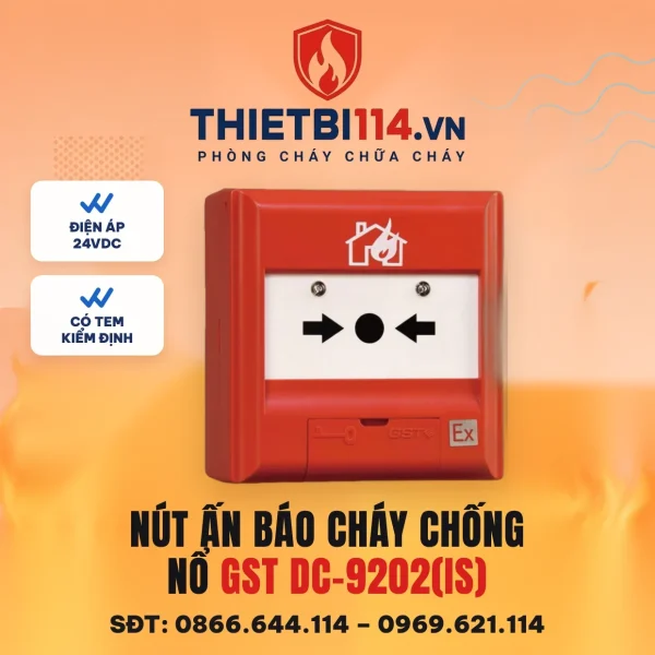 Nút ấn cảnh báo khẩn cấp chống nổ DC-9202(IS) – ảnh sản phẩm