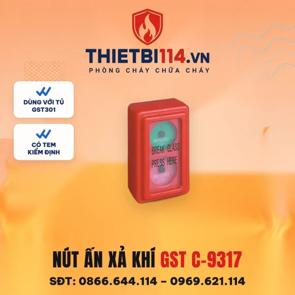 Nút nhấn xả khí C-9317 – ảnh sản phẩm