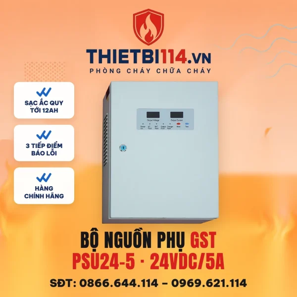 Bộ nguồn phụ 5A, 24V, , PSU24-5 – ảnh sản phẩm