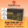 Ắc quy 12V-7.2Ah WP7.2-12 dùng cho tủ báo cháy – ảnh chính hãng