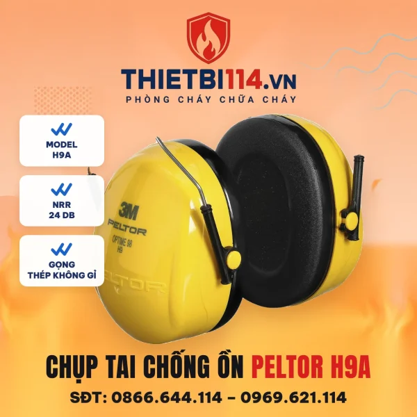 Chụp tai chống ồn 3M Peltor Optime 98 H9A