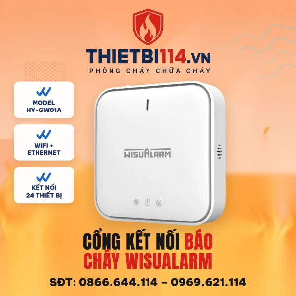 Cổng kết nối báo cháy Wisualarm Dahua DHI-GW01A-R4