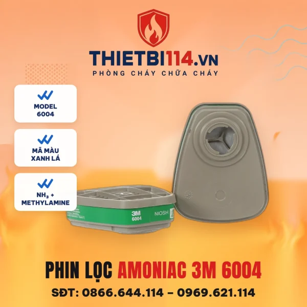 Phin lọc amoniac và methylamine 3M 6004
