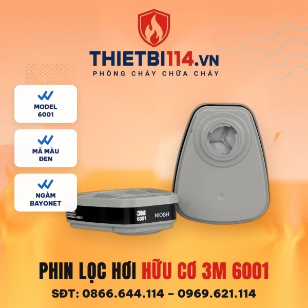 Phin lọc hơi hữu cơ 3M 6001