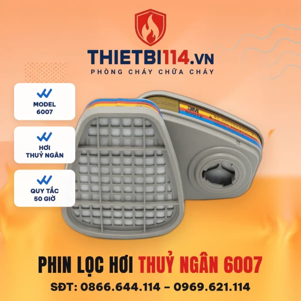 Phin lọc hơi thuỷ ngân 3M 6007