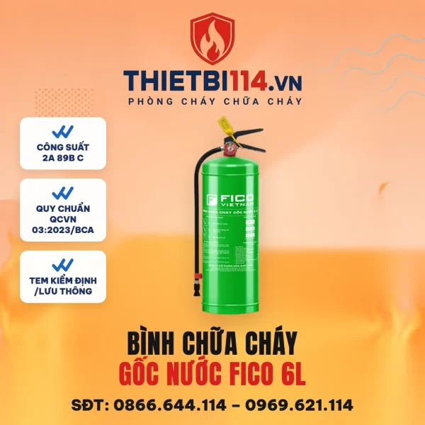 Bình chữa cháy gốc nước Fico 6 lít FC-106-WB – ảnh bìa Thietbi114