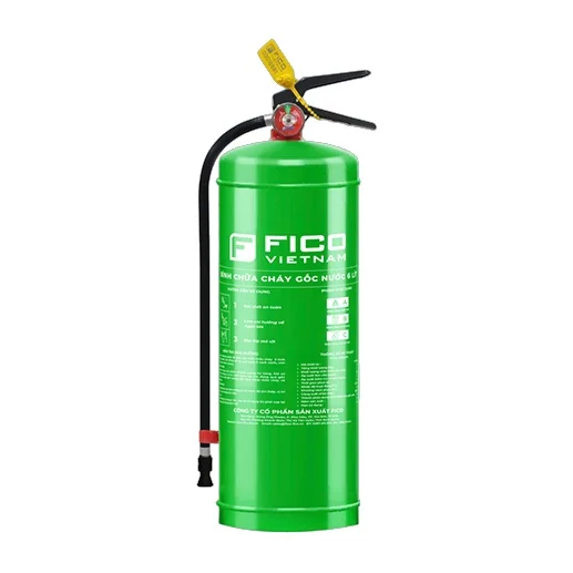 Bình chữa cháy gốc nước Fico 6 lít FC-106-WB trên nền trắng – ảnh nhà sản xuất
