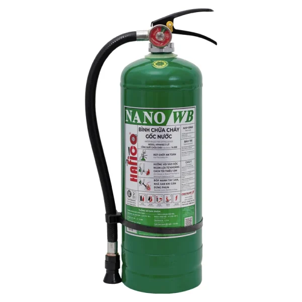 Bình chữa cháy gốc nước NANO/WB 3L Hafico HFNWB3 – ảnh nhà sản xuất
