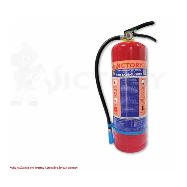 Bình chữa cháy bột ABC 4kg Victory MFZL4 – ảnh catalogue hãng
