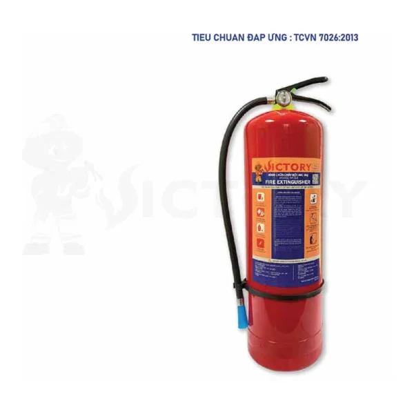 Bình chữa cháy bột ABC 8kg Victory MFZL8 – ảnh catalogue hãng