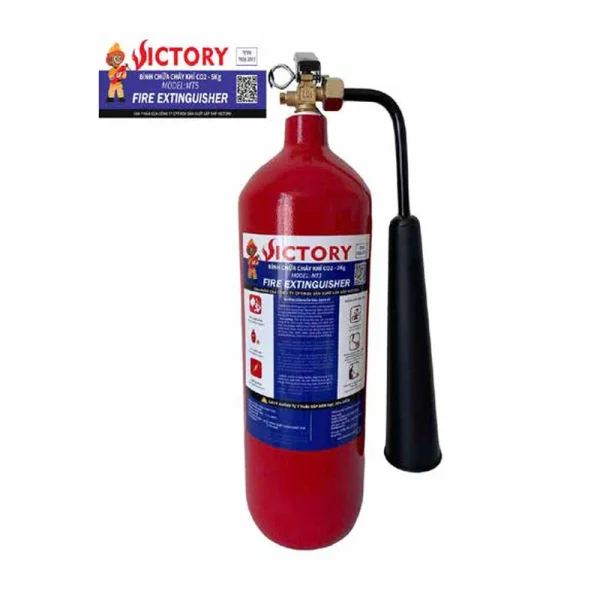 Bình chữa cháy khí CO2 3kg Victory MT3 – ảnh catalogue hãng
