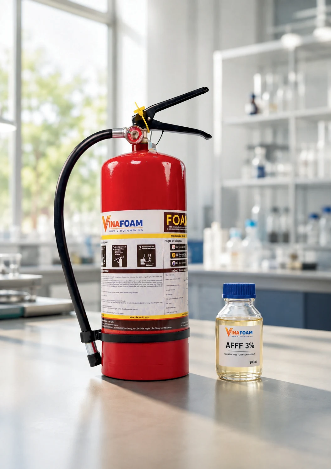 Bình foam Vinafoam và chất tạo bọt AFFF 3% – catalogue 2026 Bình chữa cháy foam Vinafoam và chai chất tạo bọt AFFF 3% – ảnh catalogue hãng