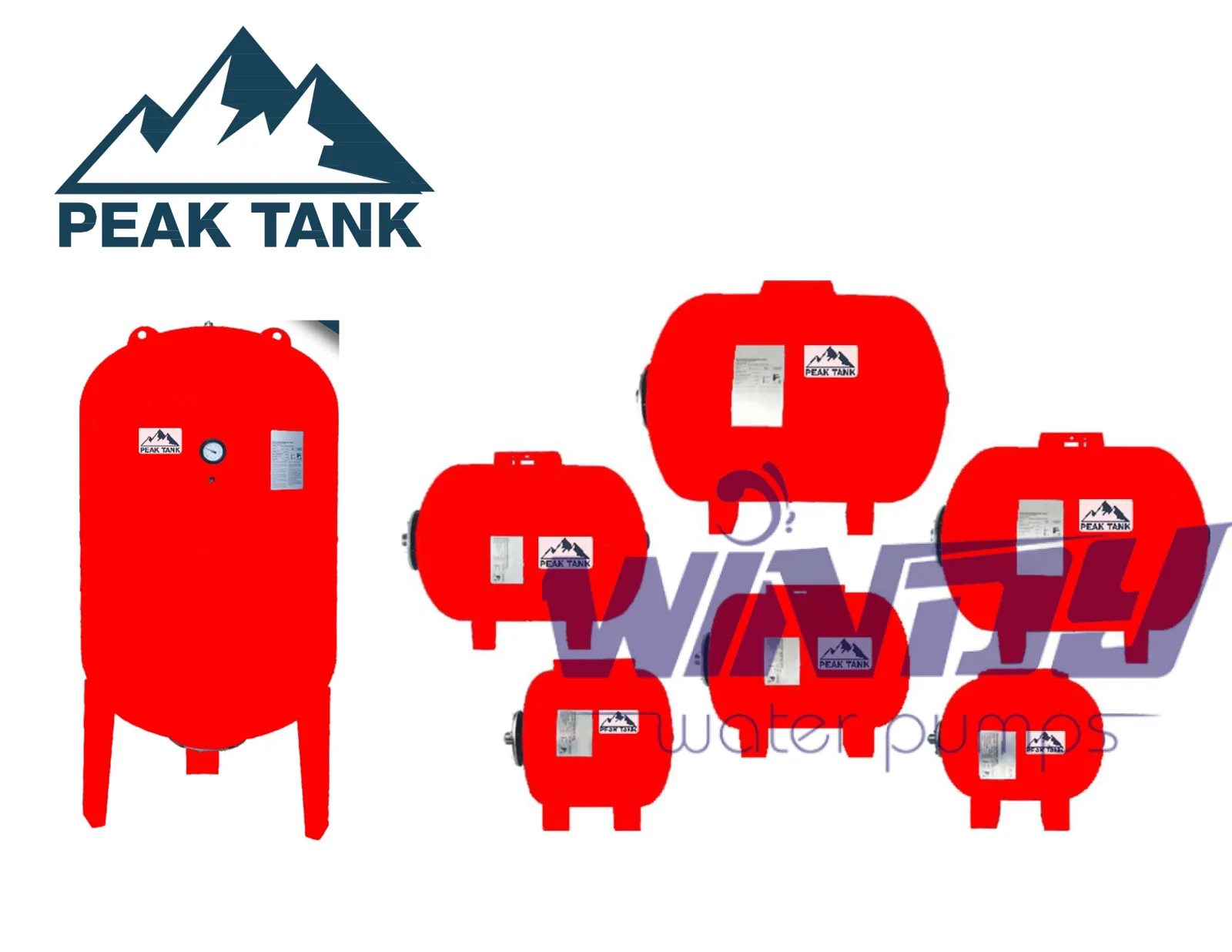 Bình tích áp Peak Tank 200–300 L, ảnh nhà phân phối Windy Việt Nam