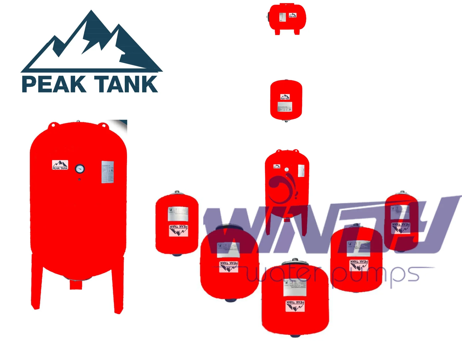 Bình tích áp Peak Tank 500 L, ảnh nhà phân phối Windy Việt Nam