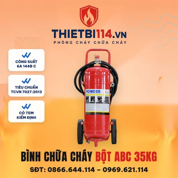 Bình chữa cháy bột ABC 35kg – ảnh sản phẩm Vinafoam