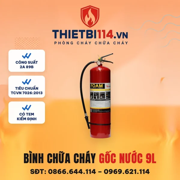 Bình gốc nước foam 9L CMF9 – ảnh sản phẩm Vinafoam