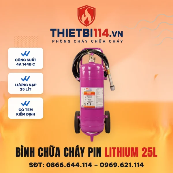 Bình gốc nước pin lithium 25L OR-25 – ảnh sản phẩm Vinafoam