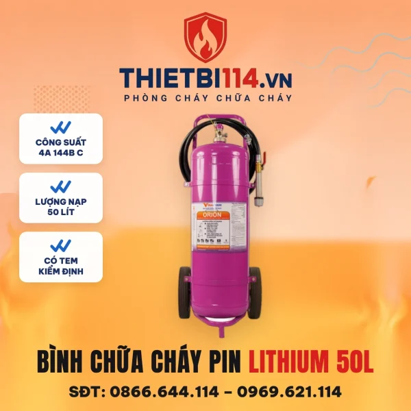 Bình gốc nước pin lithium 50L OR-50 – ảnh sản phẩm Vinafoam