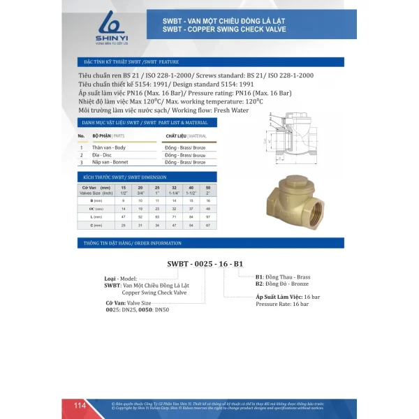 Catalogue ShinYi 2025 trang 114