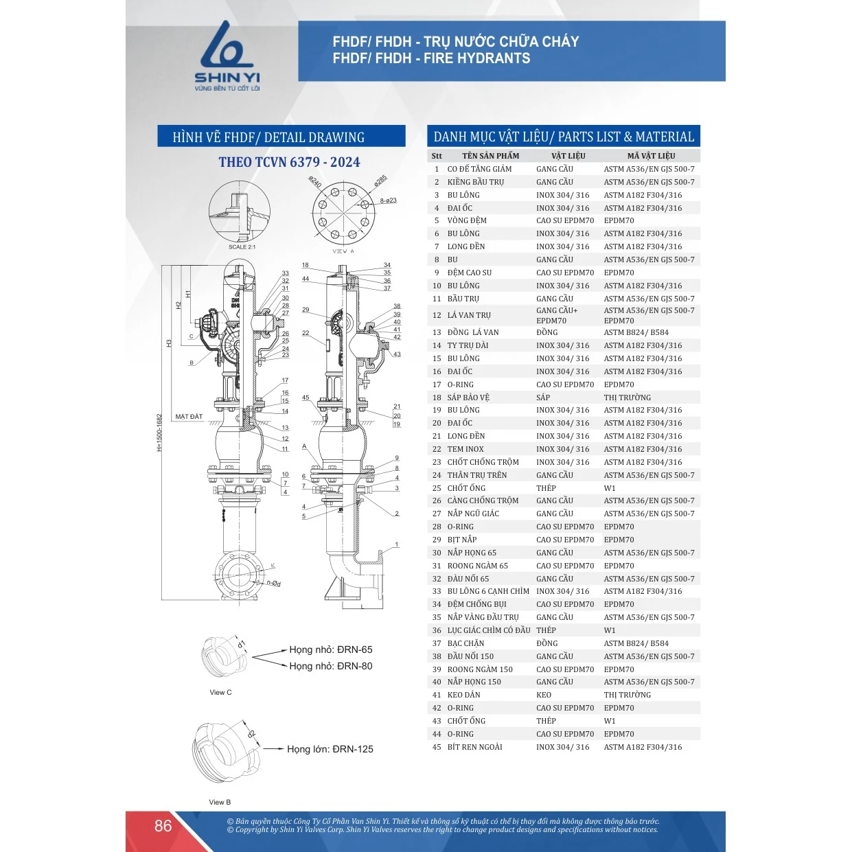 Catalogue ShinYi 2025 trang 86 Catalogue ShinYi 2025 trang 86