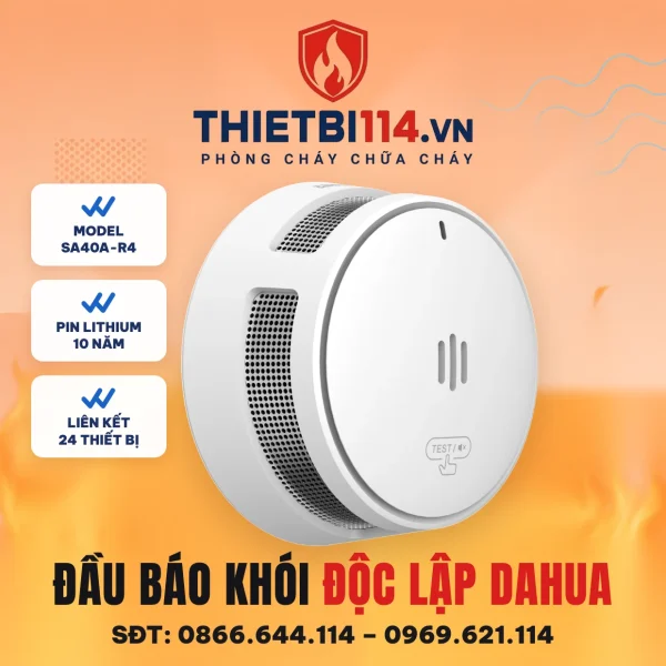 Đầu báo khói độc lập Dahua Wisualarm DHI-HY-SA40A-R4