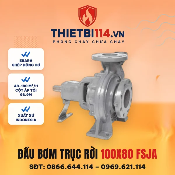 Đầu bơm trục rời (100x80 FSJA) - Ebara – ảnh bìa thietbi114.vn