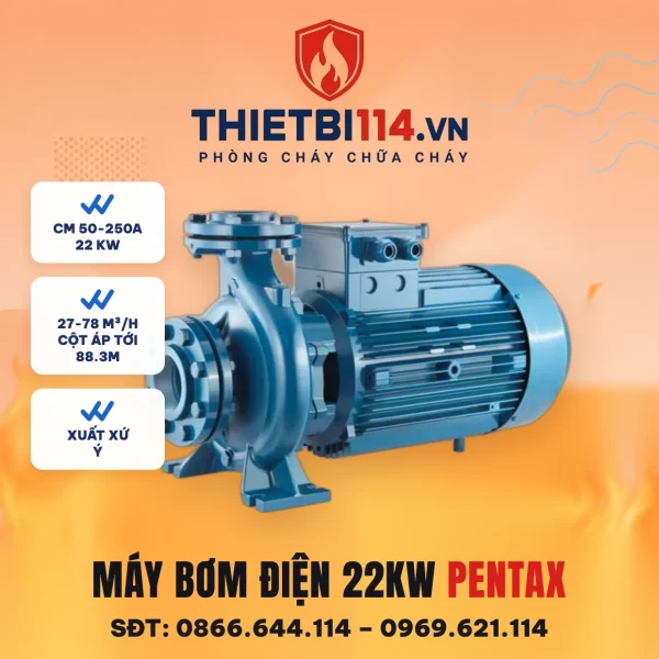 Máy bơm điện 22kW (CM 50-250A) - Pentax – ảnh bìa thietbi114.vn