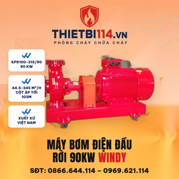 Máy bơm điện đầu rời 90kW (KPR100-315/90) - Windy – ảnh bìa thietbi114.vn