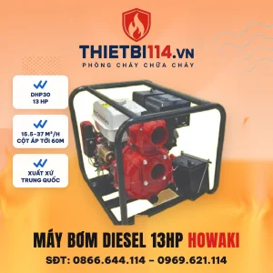 Máy bơm diesel 13HP (DHP30) - Howaki – ảnh bìa thietbi114.vn